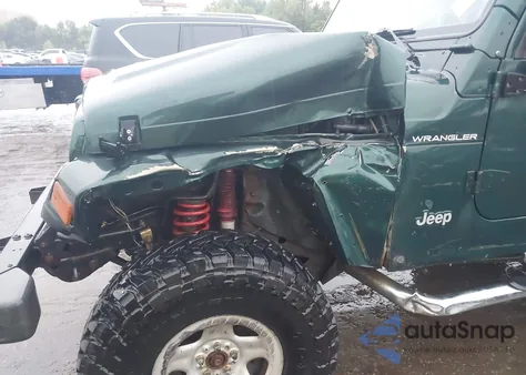 1999 Jeep Wrangler Se из США, поврежденный, VIN 1J4FY29P9XP472398